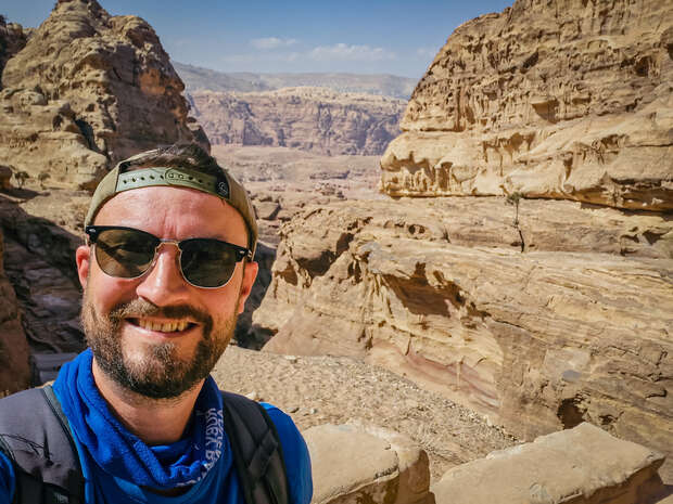 David Bray in Jordan and Egypt