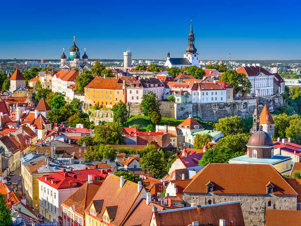 Tallinn skyline