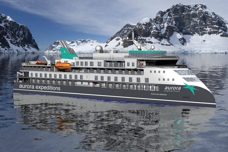 Exterior view of the Douglas Mawson ship