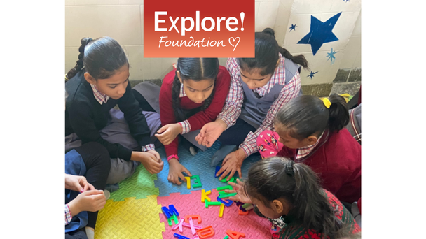 Children at the Toy Bank in India