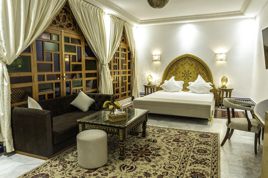 Bedroom in Riad Yakout, Fes